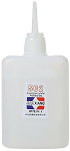 Super colla 502, adesivo extra resistente ad asciugatura rapida per legno, plastica, metallo, colla di riparazione multiuso per artigianato fai-da-te, uso domestico e ufficio