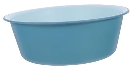 Beaupretty Bassin De Lavage Rond Bleu Et Blanc Pour Fruits Légumes Linge Et Visage Pour Maison Et Extérieur