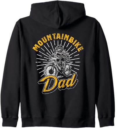 Papá De La Bicicleta De Montaña Btt Padre Papá Mountainbike Sudadera con Capucha
