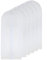 HomeClean Kleidersack klar für langes Kleid 60cm x 153cm mottenfeste Kleidersäcke weiß atmungsaktiv voller Reißverschluss Staubschutz für Kleidung Lagerung Schrank Packung mit 6