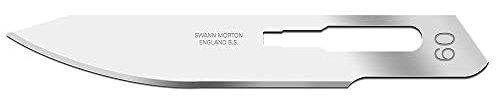 10x Klinge Nr 60, Post Mortem PM60, Swann Morten Figur Nr. 60 Ersatzklingen für Messer