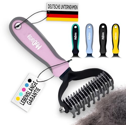 MYDAISY Cepillo Para Perros Para el Pelaje Interno de Pelo Largo - Perros con Cepillo de Subpelo - Cepillo para el Pelaje Inferior Peine para Perros pelo Largo