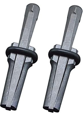 feedal Cuña de cuña y plumas, divisor de piedra de roca, cuñas y cuñas de plumas, herramienta de mano de 9/16 pulgadas, 14 mm, paquete de 2
