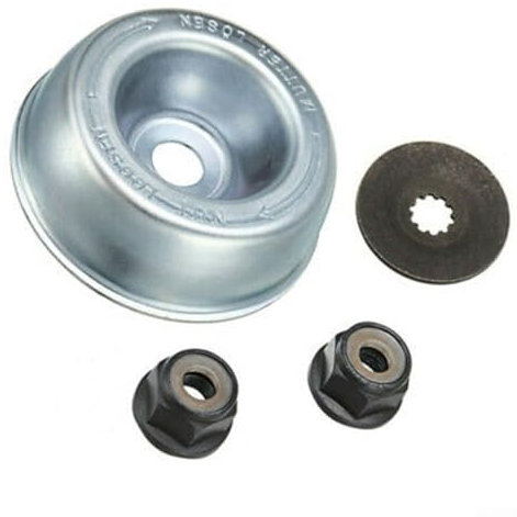 SPORTARC Kit de fijación de repuesto para desbrozadora STIHLFS 87, FR130T FR450, FR480 (1 placa de conductor, 1 arandela de empuje, 2 tuercas de cuello), 9XST19BUK93OADUL57M0G19R2