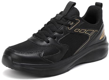 Allbestop Basket Remonte Femme, Chaussure Orthopédique Femme Short Tennis Sneaker Zéro-Drop Chaussures Running Basket Randonnée Chaussure de Marche Jogging Large, Chaussures Mode et Sport pour(Or,36)