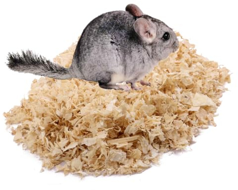 kesurpae Litière de copeaux de Bois pour Petits Animaux (Environ 500 g) - Hygiénique, Douce, Naturelle, contrôle des odeurs