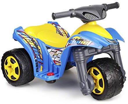 FEBER Planet - Moto Électrique à 3 Roues pour Enfants de 1 à 3 Ans, 6v, Multicolore, 800012228