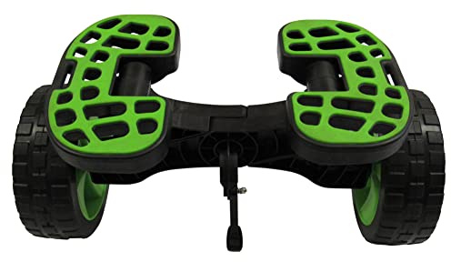 Secure Fix Direct Adjustable Kayak Trolley Canoe Cart (Heavy Duty Paddle Board Strap Flat Wheels Dolly)