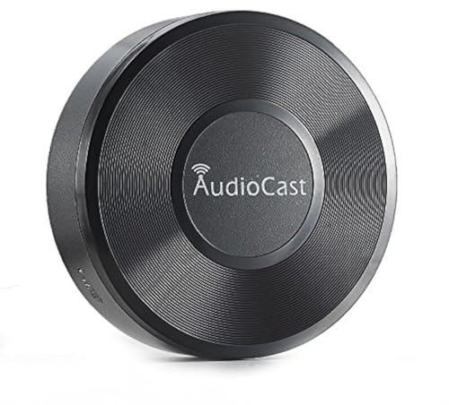 ZUMKUNM ACEMAX M5 AudioCast WiFi Audio Adapter DLNA Airplay Receiver Supporting Stream Audio to Speaker Systems Over Wi-Fi Network from Mobile Devices Multi Room Supported