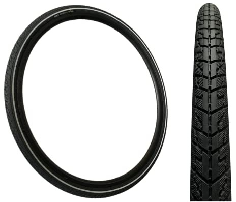 Baldys 700 x 40c Hybrid/Trekking Bike Slick Tyre 5mm Puncture Protection BLACK