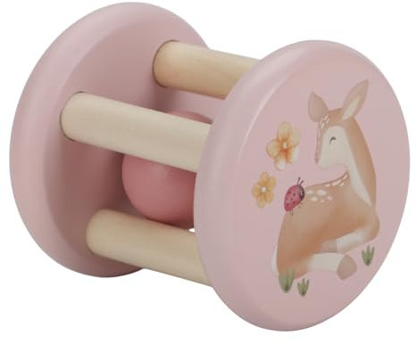 Little Dutch 7351 FSC Holz Rassel - Fairy Garden rosa