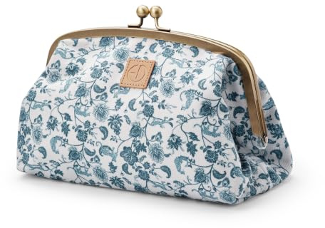 Elodie Details Zip&Go Amplia Apertura – Bolsa Pañales Bebé, Neceser Maquillaje Organizador, Bolsa Aseo, Bolsa Lactancia, Cambio Pañal, Neceser Viaje Portátil, Gran Capacidad, Garden Leo Toile
