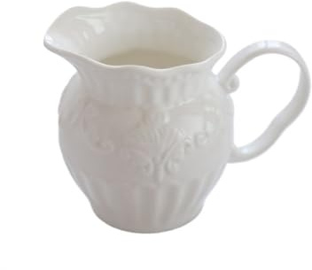 Såsbåt Vintage präglad kaffemjölkkanna hushålls keramisk såsbåt såskanna
