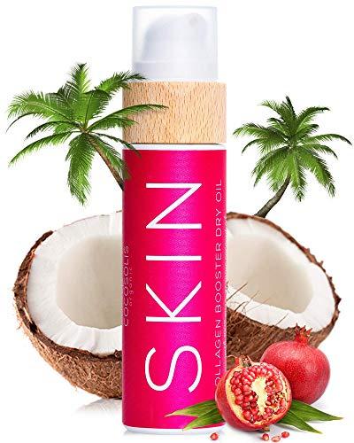 COCOSOLIS SKIN Collagen Booster Anti-age Öl - Gesichts- & Körperöl mit Hagebutte, Bio-Ölen und Vitamin E - Glättet und mildert Falten (110 ml)