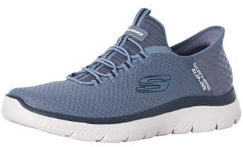 Skechers Summits High Range Herren Sneakers, Slate Mesh Trim, 49.5 EU