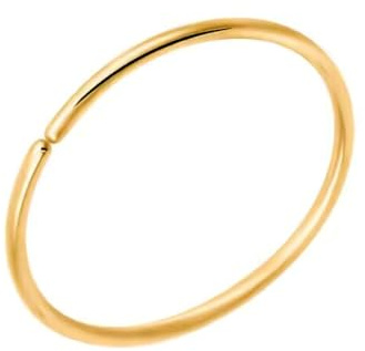 Body CAC Oro 22G×10mm Aro nasal extrafino, quirúrgico, recocido, sin costuras, dividido, 0,6 mm, piercing hipoalergénico para cartílago de labio y hélice para mujer