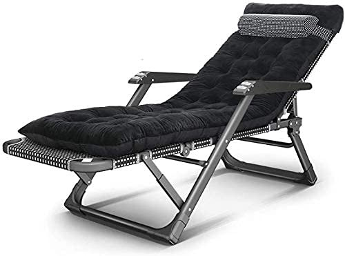 Guyifuny Klappbarer Loungesessel, strapazierfähig, Gartenmöbel-Set, Sonnenliege, Camping-Gartenstühle, Verstellbarer Liegestuhl für Terrasse, Strand, Pool