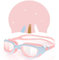 Zeligerstar Kids Swim Goggles with Silicone Swim Cap, Swimming Goggles for Kids 6-14, Anti-Fog UV Protection Pool Goggles Cap Set for Boys Girls Children