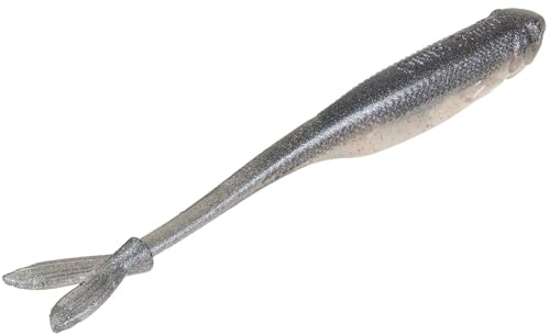 Strike King Spotlight Split Minnow Fishing Lure, Soft Plastic Jerkbait, Pro Blue Red Pearl, 4-Inches, 8-Pack, SSM4-267SC