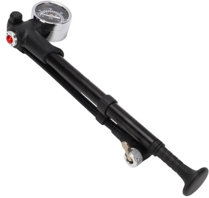 Generic Bike Shock Pump High Pressure Suspension Air Pump with Accurate Gauge for Front Rear Suspension Lightweight 1 Unit