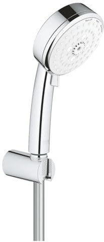 Grohe 27588002 Tempesta Cosmopolitan 100 Wandhalterset 3 Strahlarten, Chrom Mit Wassersparfunktion
