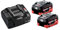 METABO Akku-Basis-Set SE 2 x 18V / 5,5 Ah LiHD Akkus + ASC 145 Ladegerät