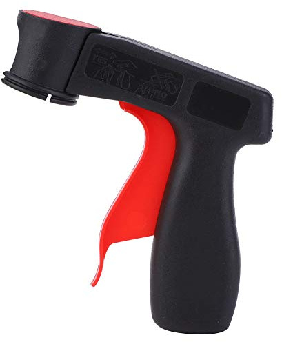 Pistola pulverizadora en aerosol, gatillo con empuñadura de pistola, pintura en aerosol en aerosol, mango de pistola, diseño ergonómico, convierte instantáneamente las latas en pistolas, pistola de pi