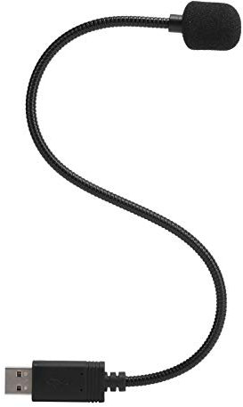 VBESTLIFE USB-Mikrofon, Portable Black MIC, für PC Laptop Computer Telefon