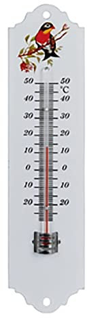 20cm Metal Indoor/Outdoor Thermometer