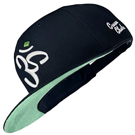Nebelkind Snapback-Cap-Herren Damen Crown Chakra Mintgrün Grün, Einheitsgröße OneSize, Größenverstellbar, Unisex, hochwertige Basecap trendig, Streetwear Style, Baseball-Kappe, gerader Schirm, Retro