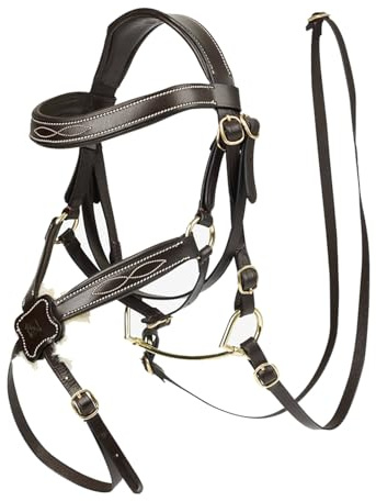 LeMieux Hobby Bride de préhension pour cheval Marron