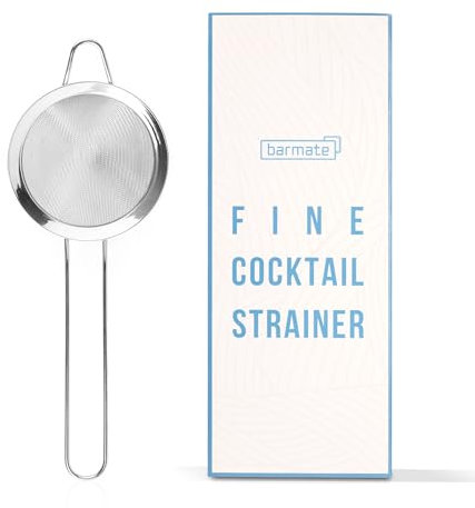 barmate Hawthorne Passoire à cocktail en acier inoxydable compatible avec tous les shakers Accessoire de bar de qualité supérieure (passoire fine individuelle)