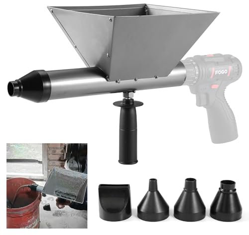 RATSTONE Aplicador Mortero Juntas,Pistola eléctrica portátil con 4 boquillas, pistola de cemento eléctrica sin taladro, máquina de rejuntado para rejuntado de paredes y suelos de piedra