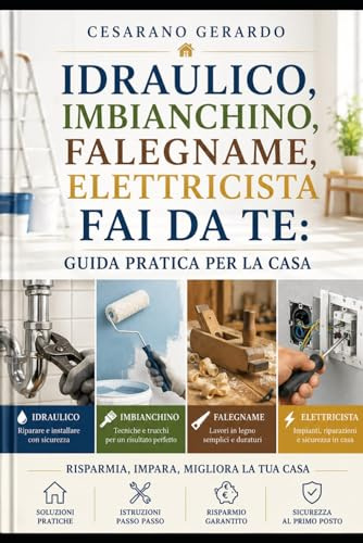 Idraulico, imbianchino, falegname, elettricista fai da te: Guida Pratica per la casa
