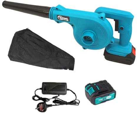 Aspiradora de hojas inalámbrica: soplador eléctrico, barredora de batería | Soplador de aire de eliminación de polvo portátil, máquina de soplado de polvo para el mantenimiento del patio de garaje