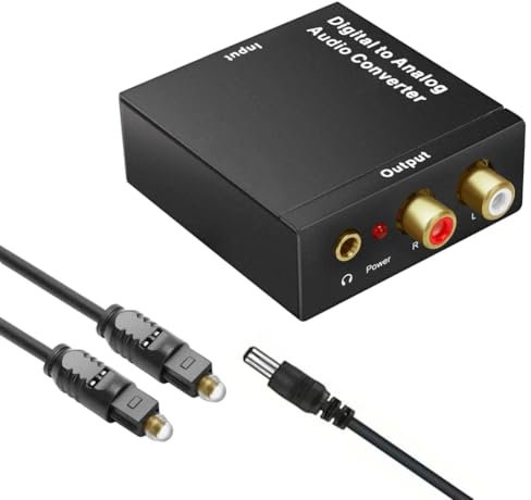 Dac Wandler Konverter Digital Zu Analog Audio Usb Converter Hifi Zen Toslink Zu Analog Stereo Mit Optischem Kabel Pcm/lpcm R/L 3.5mm Jack Für Rme Adi Mqa Smsl Amp Ps3 Ps4 Xbox HDTV Apple Tv