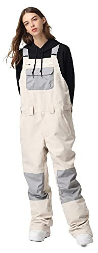 HOTIAN Giacca da Sci da Donna e Pantaloni Set, Impermeabile Cappotto da Neve per Donna E Pantaloni,per Il Lavoro All'aperto Sci Pesca Equitazione