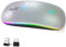 Souris sans Fil Rechargeable,LED Souris iPad avec Récepteur USB,7 Couleurs 2,4 GHz,1600 DPI Réglable pour Mac OS/Windows/Andriod/Microsoft,Wireless Mouse