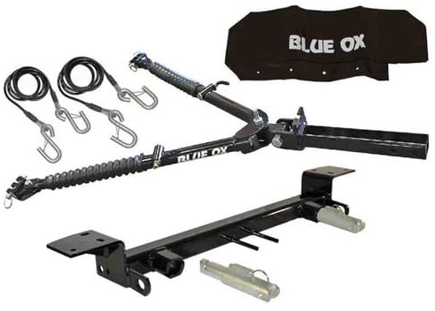 Blue Ox BX1139 BX7390 BX8848 BX88206 BX88440 Baseplate with Alpha Tow Bar with Tail Light Wiring Kit and 7-6 Coiled Electrical Cable Extension fits 2018 2025 Wrangler/Wrangler Unlimited JL