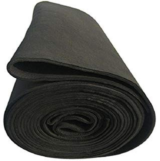 Almohadilla de fieltro de grafito y carbono， Paquete de escudo de antorcha de manta protectora de soldadura de alta temperatura de fieltro de grafito 300mm x 1230mm(Thick 8mm)