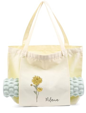 Personnalisé Sac de Yoga Sac de Transport pour Tapis de Yoga Sac de Sport pour Femme Contient des Tapis de Yoga, des Tapis de Gymnastique et des Tapis de Pilates (Blanc)