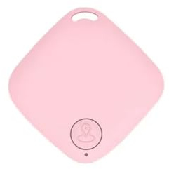 Mini GPS Bluetooth 5.0 Tracker Anti Lost Device Square Pet Hund Katt Barnväska Plånbok Spårning Smart Finder Gps Locator(Pink)