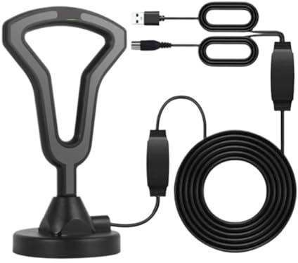 Digital HD TV-antenn Med Stark Magnetisk Bas, TV-mottagning, Inomhus Och Utomhus Bredare täckning
