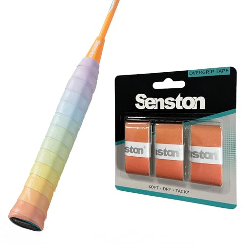 Senston 3pcs Racquet Grips Tape for Tennis/Badminton/Squash