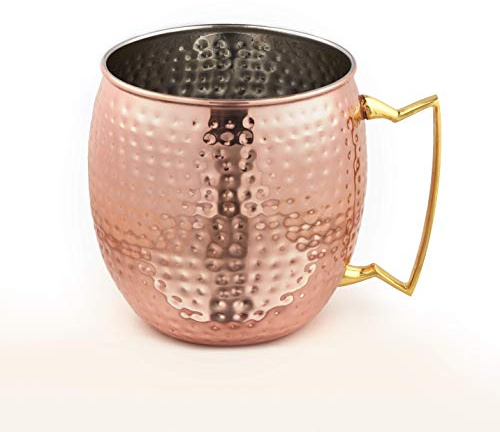 American Metalcraft CM96H Jumbo Hammered Copper Moscow Mule Mug, 96-Ounces