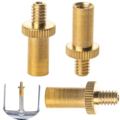 Adaptador para Válvula SV a DV, Paquete de 3, Válvula SV a DV, Tapón Adaptador de válvula Sclaverand en válvula Dunlop, Adaptador de Válvulas de Moto, Coche y MTB, Casquillos de válvula Bicicletas