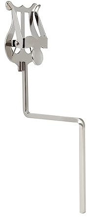 Frotox Saxophone Stand - Silver Lyre Stand for Alto Saxophone - Iron Material - Stable & Durable - Suitable for Rehearsals & Performances