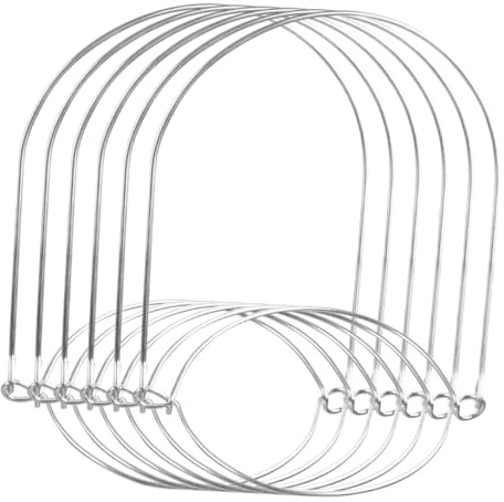 Cabilock 6 pièces Poignées de Suspension Acier Inoxydable pour Bocaux Mason Accessoires Résistants et Faciles à Installer Adaptés Aux Bouches