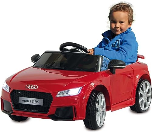 JAMARA 460277 Ride-on Audi TT RS 12V-Softanlauf, 2-Gang, Fahrzeug, Rot