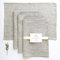 Varvara Home 4 Tischsets aus Leinen | Tischsets aus Stoff Abwaschbar | Platzsets Platzdeckchen Tischset Natur Beige | 4-er Pack 35x50 cm